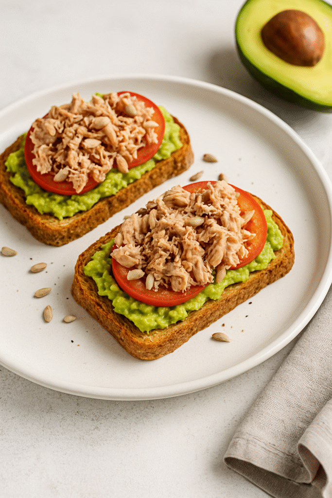 Tostadas de Atún y Aguacate